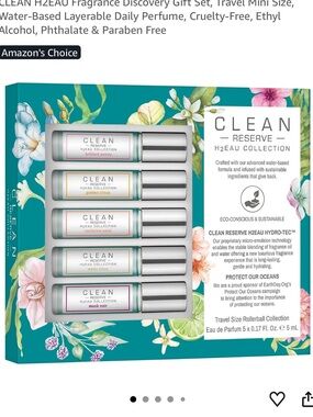 CLEAN Reserve H2EAU Collection Travel Size Rollerball Set - Mint Green